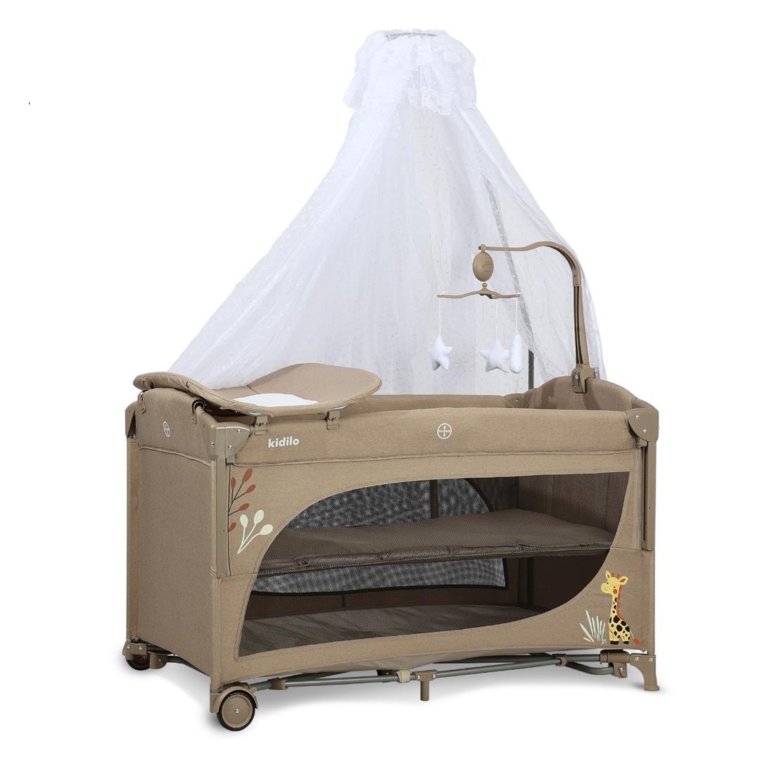 تخت کنار مادر کیدیلو مدل T704L | تخت و گهواره تاشو و تنظیم پذیر نوزاد کیدیلو - تصویر 4